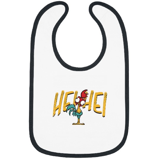 Disney Moana Cute Hei Hei Look Drawn Big Chest Poster Bibs