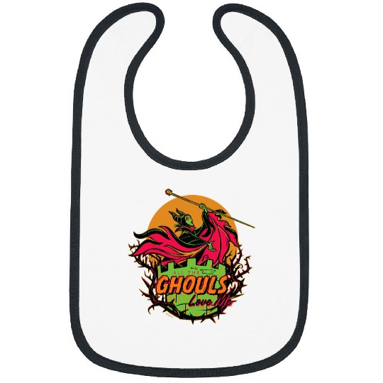 Disney 100 Villains Maleficent The Ghouls Love Me Halloween Bibs