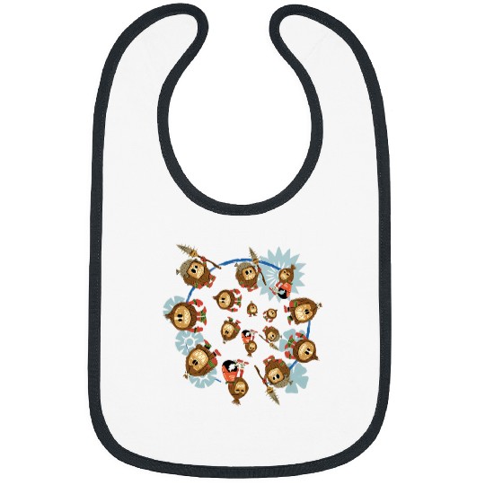 Disney Moana Kakamora Pirates Tribe Swirl Big Chest Poster Bibs
