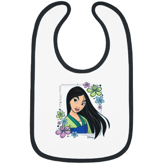 Disney Princess - Mulan Flowers Bibs