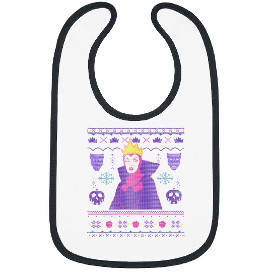 Disneyss Villains Snow White Evil Queen Christmas Sweater Bibs