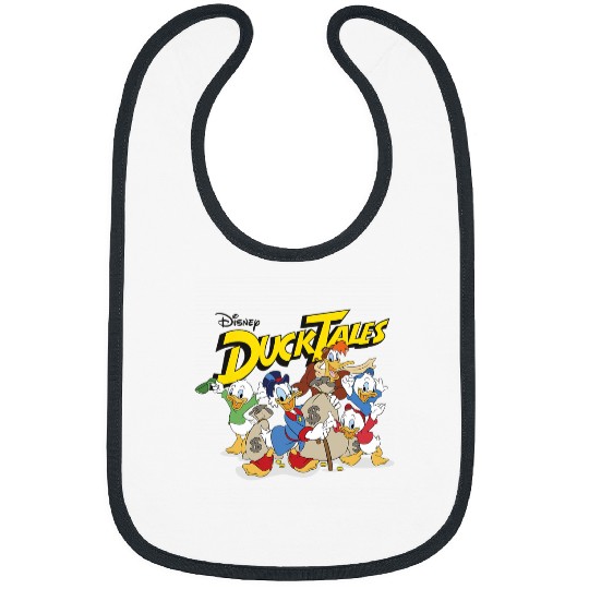 Disney DuckTales Main Cast With Money Bags Group Shot Bibs