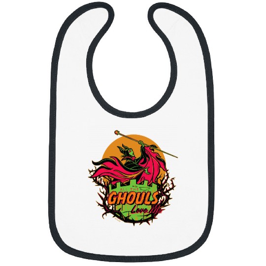 Disney 100 Villains Maleficent The Ghouls Love Me Halloween Bibs