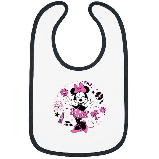 Disney Minnie Mouse Retro Vinyl Summer Bibs