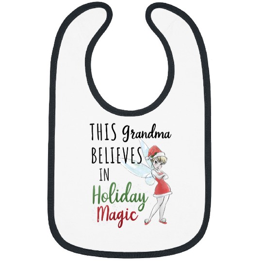 Disneyss Peter Pan Christmas Tinker Bell Holiday Magic Grandma Bibs
