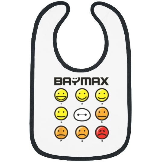 Disney Big Hero 6 Baymax 1-9 Levels Of Pain Array Bibs
