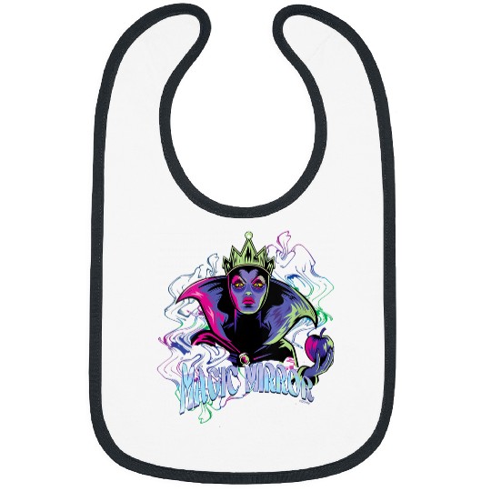 Disneyss Villains Evil Queen Magic Mirror Illustrated Bibs