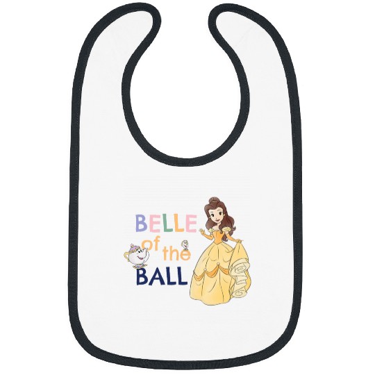 Disney Beauty and the Beast Belle Of The Ball Mrs Potts Chip Bibs