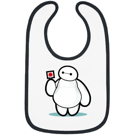 Disney Big Hero 6 Baymax With Lollipop Cute Shot Bibs