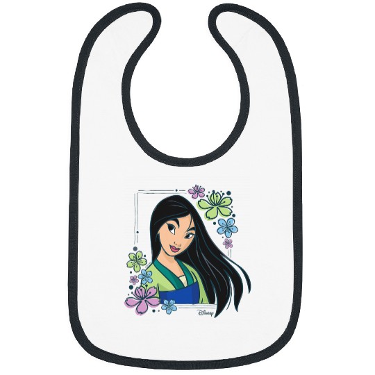 Disney Princess - Mulan Flowers Bibs