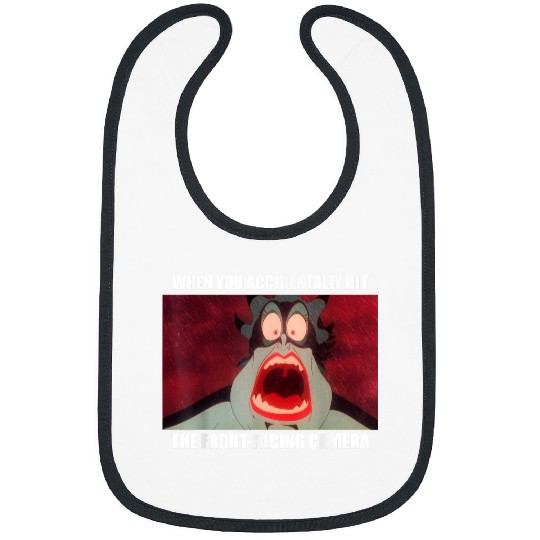 Disney Villains Ursula Accidental Front-facing Camera Meme Bibs