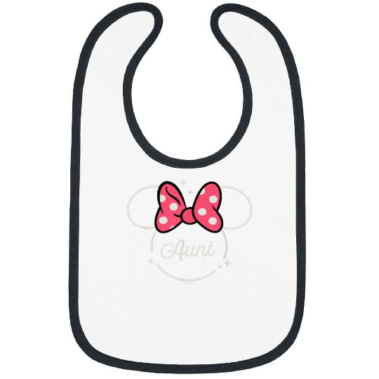 Disney Minnie Mouse Aunt Family Head Icon Magic Bibs