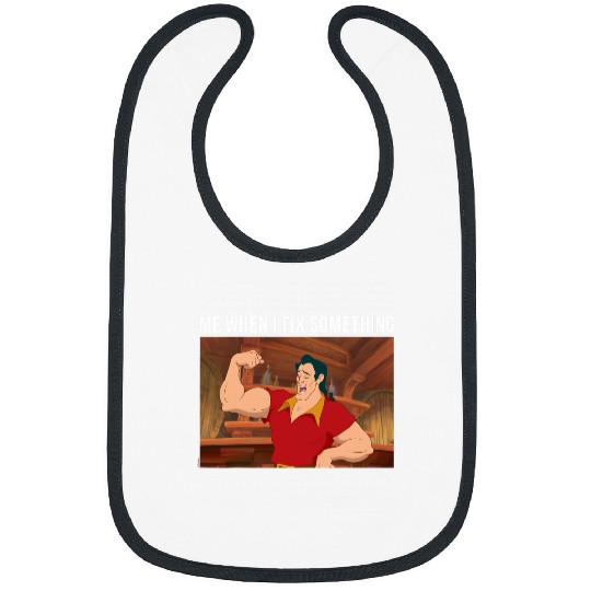 Disney Princess - Gaston When I Fix Something Bibs