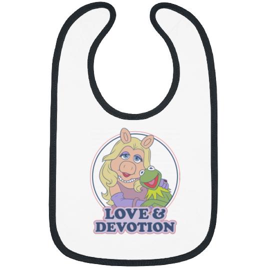 Disney The Muppets Valentine's Day Kermit & Miss Piggy Love Bibs