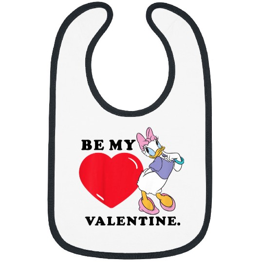Disneyss Be My Valentine Daisy Duck Bibs
