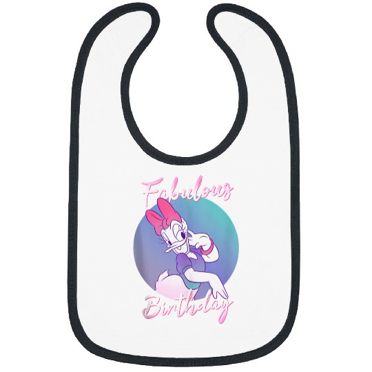 Disneyss Daisy Duck Fabulous Birthday Bibs