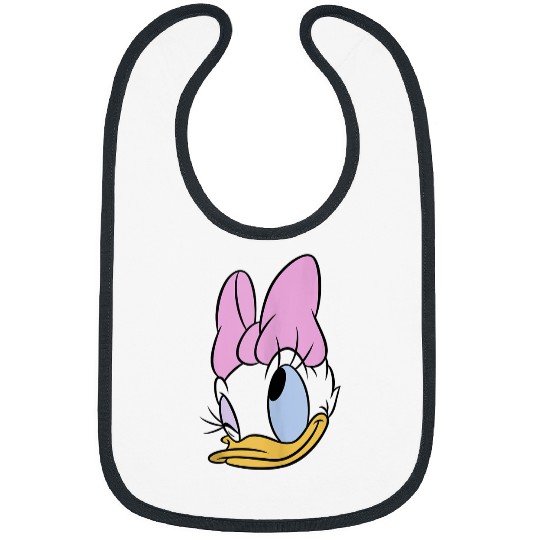 Disneyss Daisy Duck Big Faces Winking Bow Bibs