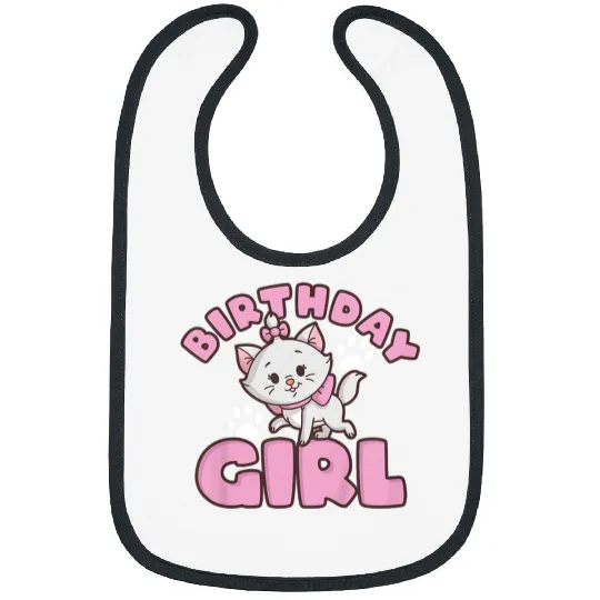 Kids Disneyss The Aristocats Birthday Girl Cute Marie Logo Youth Bibs