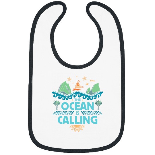 Disney Moana - The Ocean Is Calling Bibs