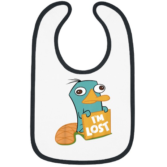 Disney Phineas And Ferb I'm Lost Perry The Platypus Shot Bibs