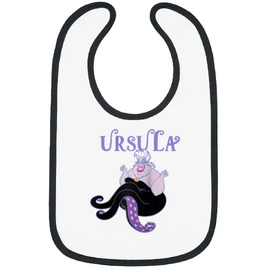 Disney The Little Mermaid Ursula  Villain Portrait Raglan Baseball Tee Bibs