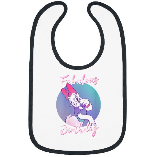 Disneyss Daisy Duck Fabulous Birthday Bibs
