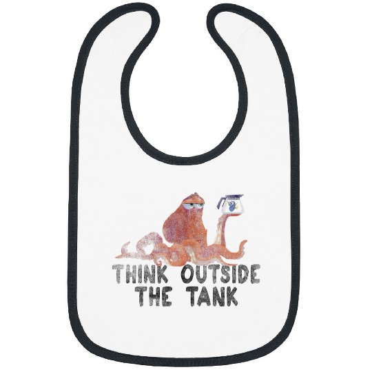 Disneyss Pixars Finding Dory Hank Think Outside Distressed Logo Bibs