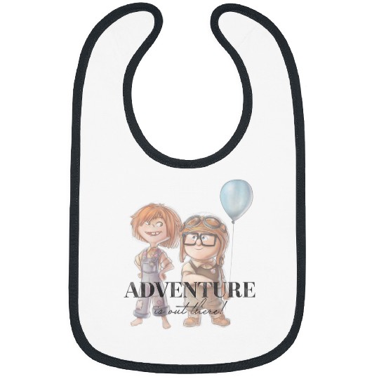 Disneyss 100 And Pixars's Up Carl Ellie Adventure Is Out There Bibs