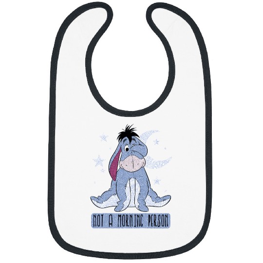 Disney Winnie The Pooh Eeyore Not A Morning Person Short Sleeve Bibs
