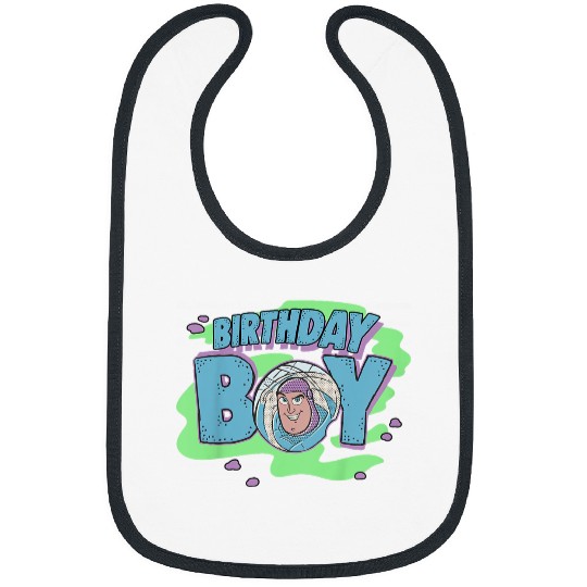 Kids Disneyss Pixars Toy Story Birthday Boy Buzz Lightyear Youth Bibs