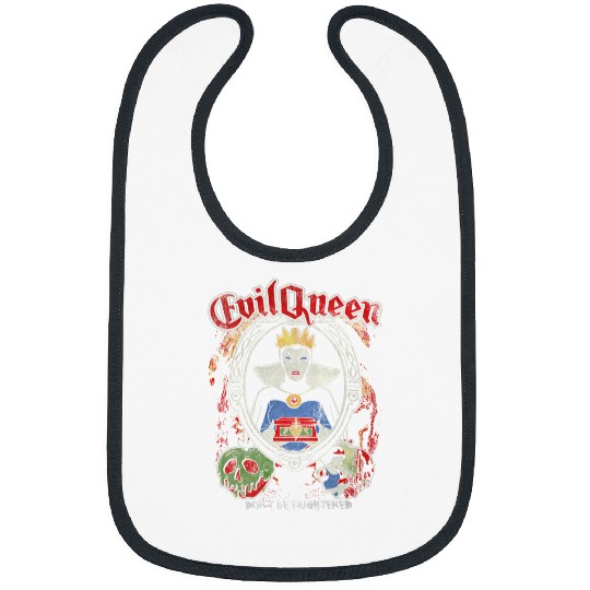 Disneyss Snow White Evil Queen Don't Be Frightened Distressed Bibs