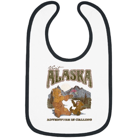 Disney Brother Bear Visit Alaska Adventure Is Calling Raglan Baseball Tee Bibs
