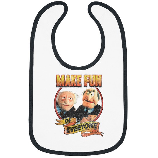 Disneyss The Muppets Make Fun Of Statler Waldorf Vintages shots Bibs