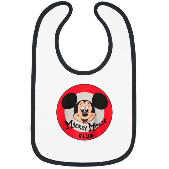 Disney 100 Mickey Mouse Club Logo Color  D100 Raglan Baseball Tee Bibs