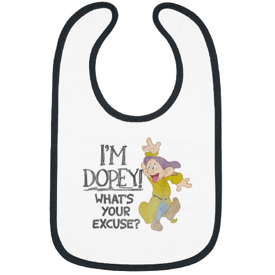 Disneyss Snow White I'm Dopey What's Your Excuse Bibs