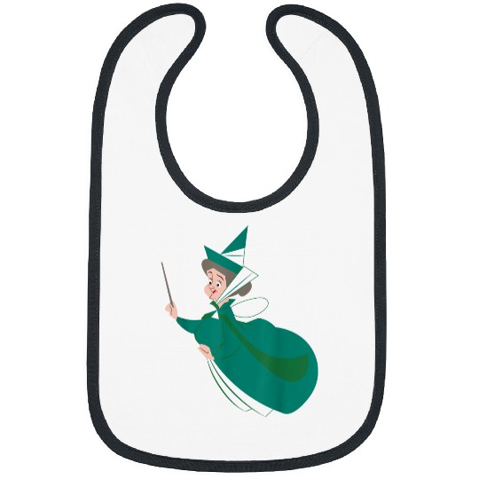 Disneyss Sleeping Beauty Fauna Fairy Green Bibs