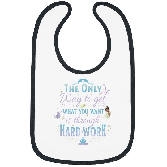 Disneyss Princess And The Frog Hard Work Graphic Bibs