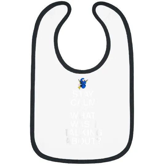 Disneyss Pixars Finding Dory Keep Calm Forgetful Dory Logo Bibs