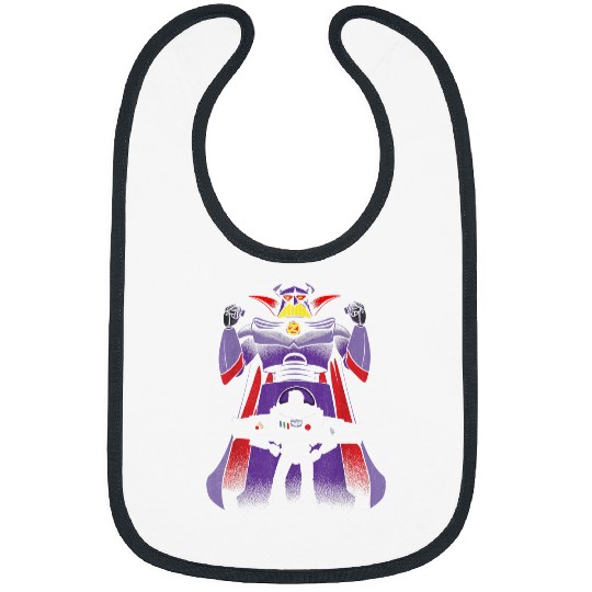 Disneyss Pixars Toy Story Zurg Behind Buzz Lightyear Bibs