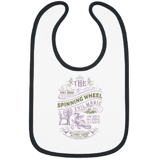 Disneyss Sleeping Beauty The Spinning Wheel Poster Bibs