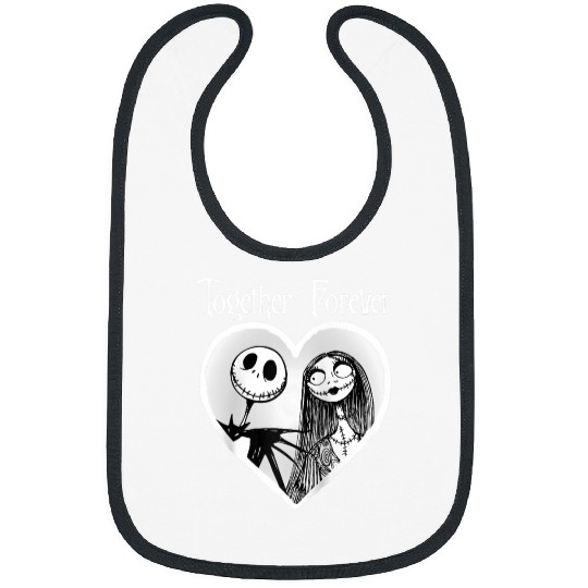 Disney Nightmare Before Christmas Drip Heart Raglan Baseball Tee Bibs