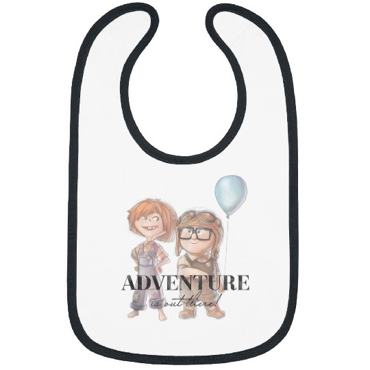 Disneyss 100 And Pixars's Up Carl Ellie Adventure Is Out There Bibs