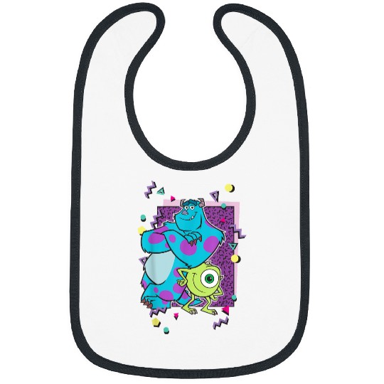 Disneyss Pixars Monsters Inc Mike And Sully 90's Style Bibs