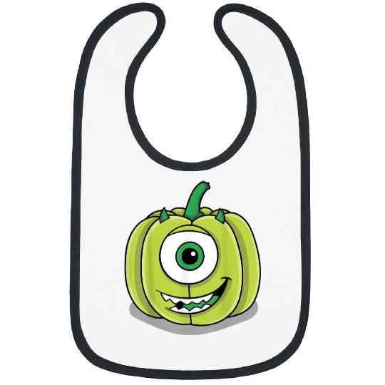 Disneyss Pixars Monsters Inc Mike Green Pumpkin Halloween Bibs
