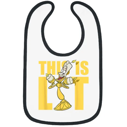 Disneyss Beauty And The Beast Lumiere This Is Lit Bibs