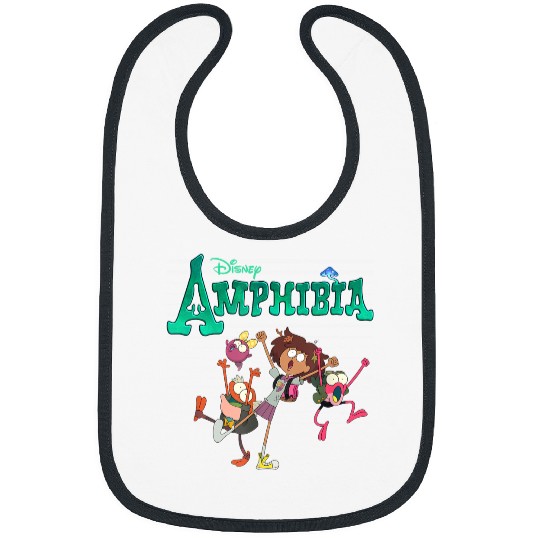 Disneyss Channel Amphibia Vintages Retro Funny Bibs