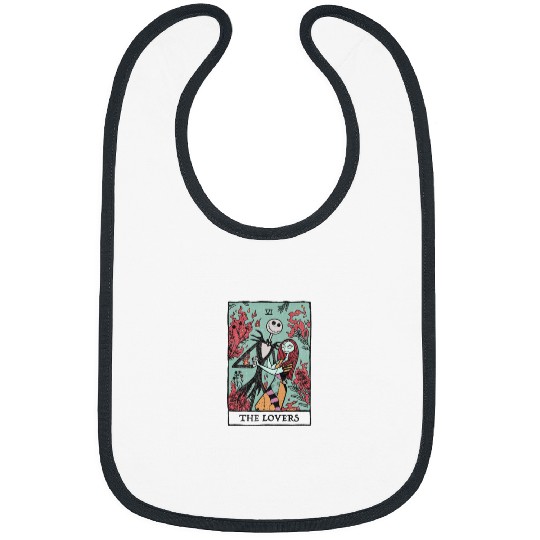 Disneyss The Nightmare Before Christmas The Lovers Tarot Card Bibs