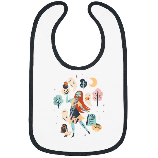 Disneyss The Nightmare Before Christmas Sally Ghosts Halloween Bibs