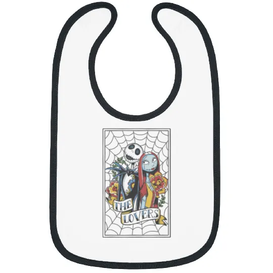 Disneyss The Nightmare Before Christmas Jack Sally Tattoo Bibs