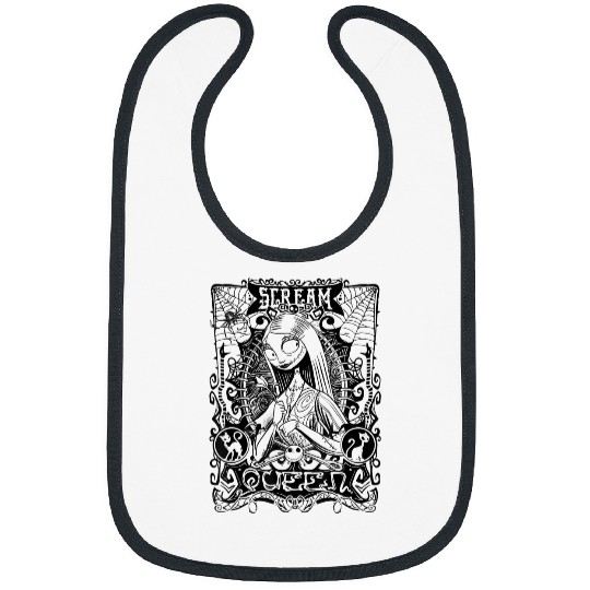 Disneyss The Nightmare Before Christmas Sally Scream Queen Bibs